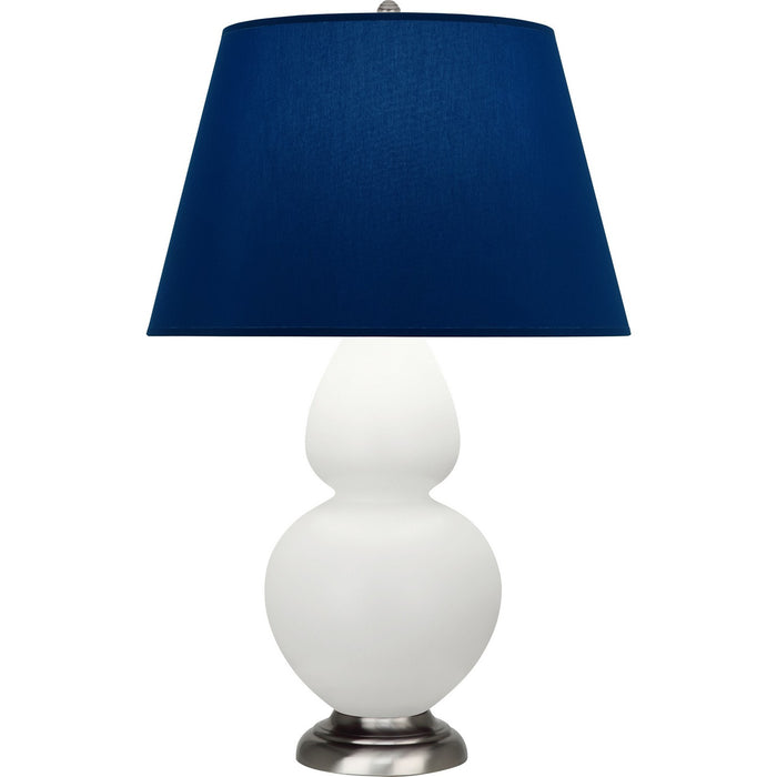 Robert Abbey MLY59N One Light Table Lamp, Matte Lily Glazed Ceramic w/Antique Silvered