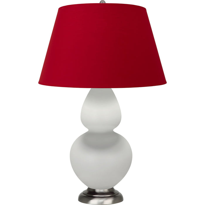 Robert Abbey MLY59R One Light Table Lamp, Matte Lily Glazed Ceramic w/Antique Silvered
