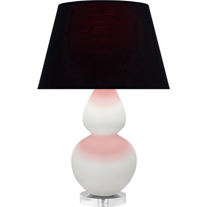 Robert Abbey MLY62K One Light Table Lamp, Matte Lily Glazed Ceramic w/Lucite