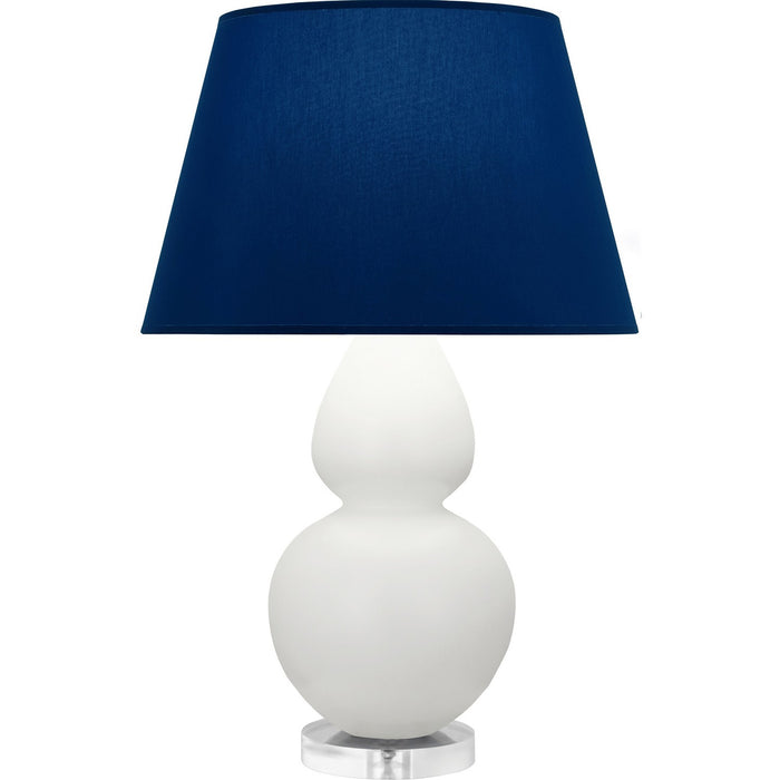 Robert Abbey MLY62N One Light Table Lamp, Matte Lily Glazed Ceramic w/Lucite