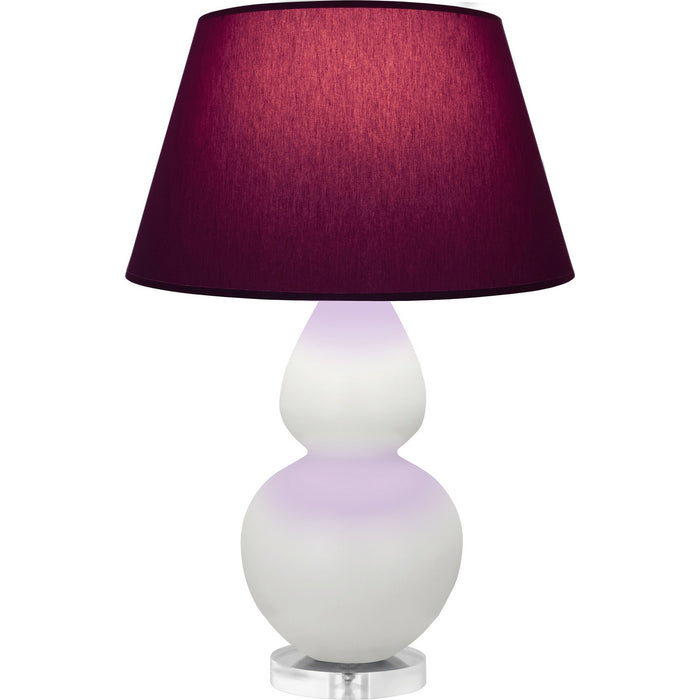Robert Abbey MLY62P One Light Table Lamp, Matte Lily Glazed Ceramic w/Lucite
