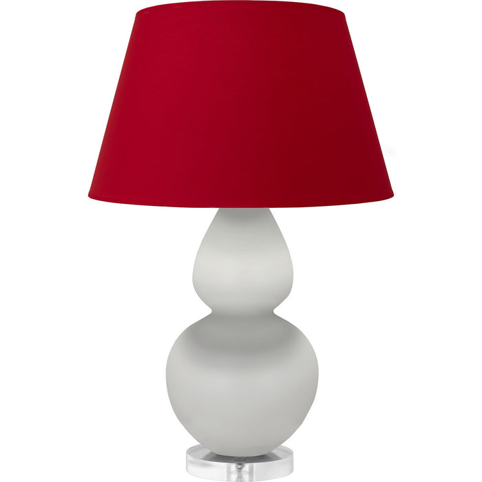 Robert Abbey MLY62R One Light Table Lamp, Matte Lily Glazed Ceramic w/Lucite