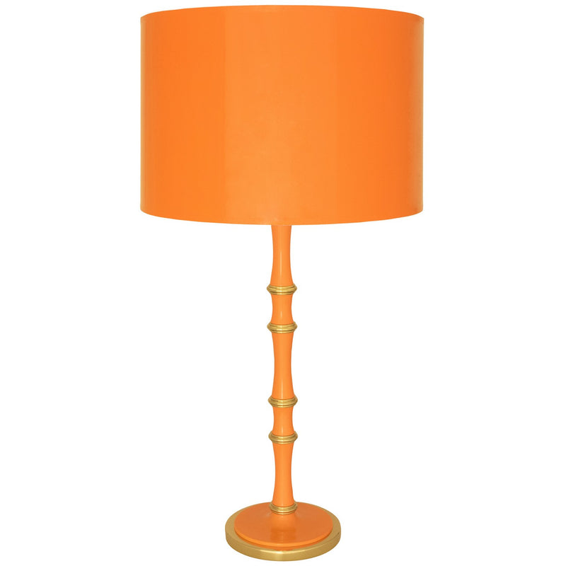 Robert Abbey PM71X One Light Table Lamp, Pumpkin w/Modern Brass