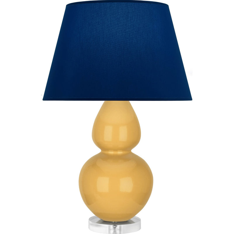 Robert Abbey SU23N One Light Table Lamp, Sunset Glazed Ceramic w/Lucite