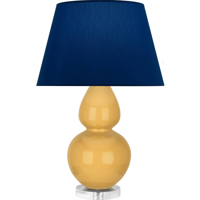 Robert Abbey SU23N One Light Table Lamp, Sunset Glazed Ceramic w/Lucite