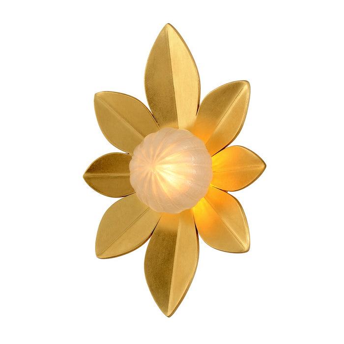 Corbett Lighting 260-11-GL One Light Wall Sconce, Gold Leaf