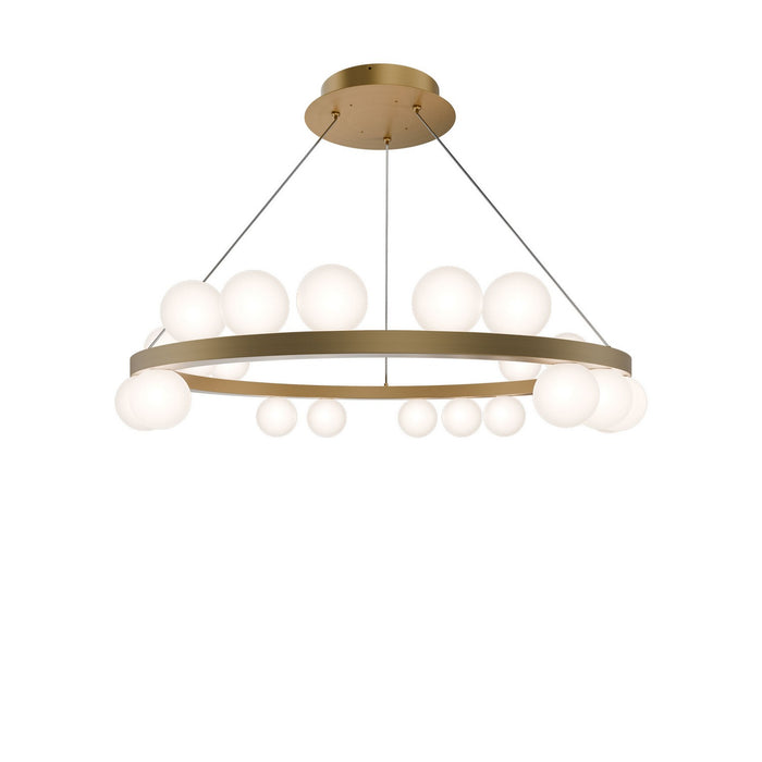 W.A.C. Lighting PD-21528-30-AB LED Chandelier, Aged Brass