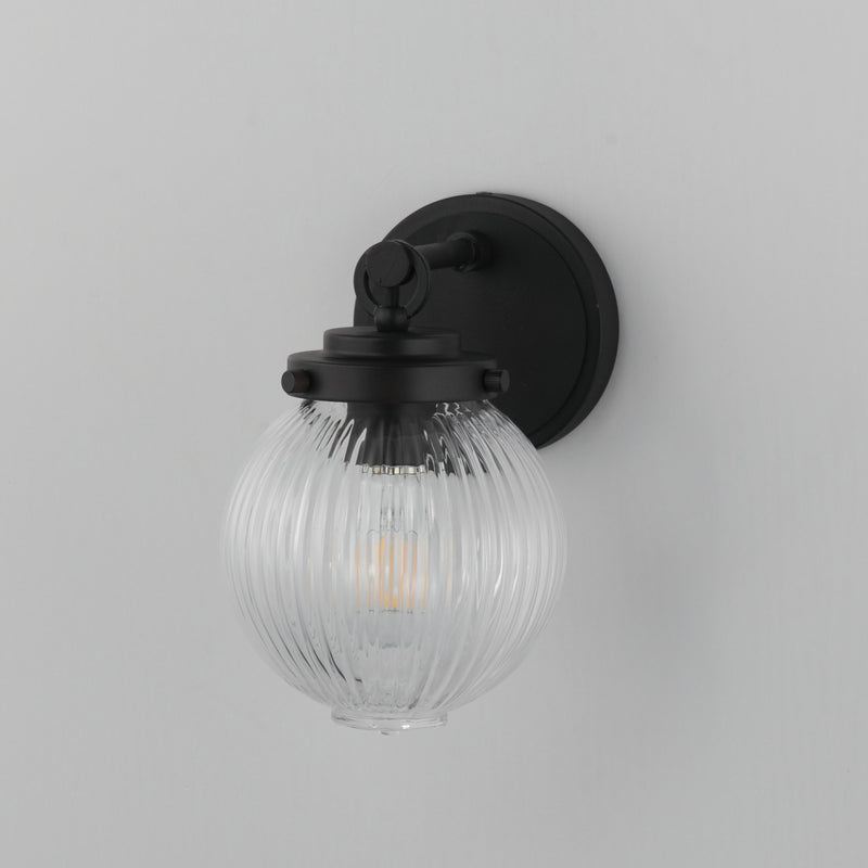 Maxim 15191CROI One Light Wall Sconce, Oil Rubbed Bronze