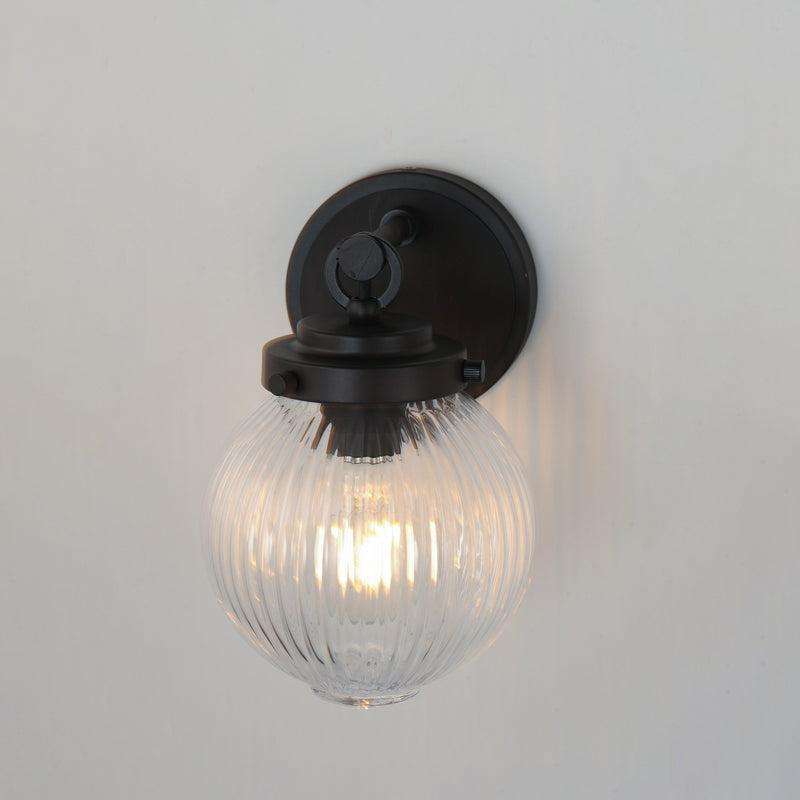 Maxim 15191CROI One Light Wall Sconce, Oil Rubbed Bronze