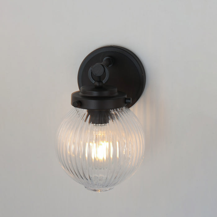 Maxim 15191CROI One Light Wall Sconce, Oil Rubbed Bronze