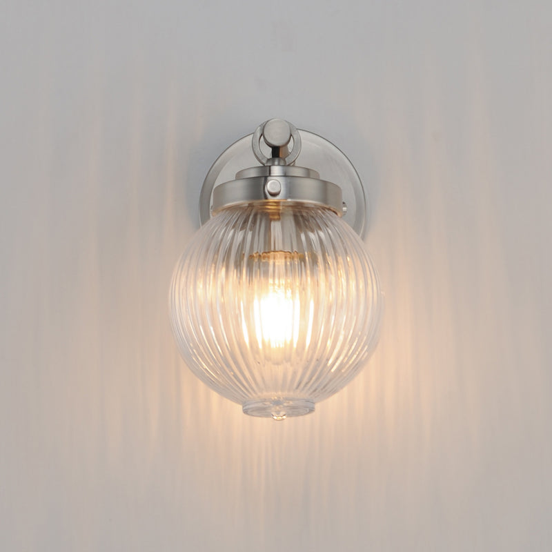 Maxim 15191CRSN One Light Wall Sconce, Satin Nickel