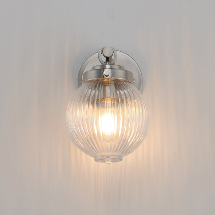 Maxim 15191CRSN One Light Wall Sconce, Satin Nickel