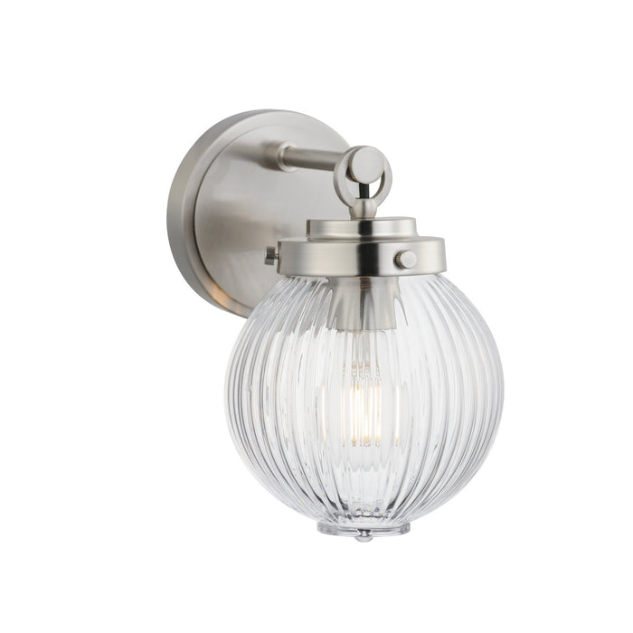 Maxim 15191CRSN One Light Wall Sconce, Satin Nickel