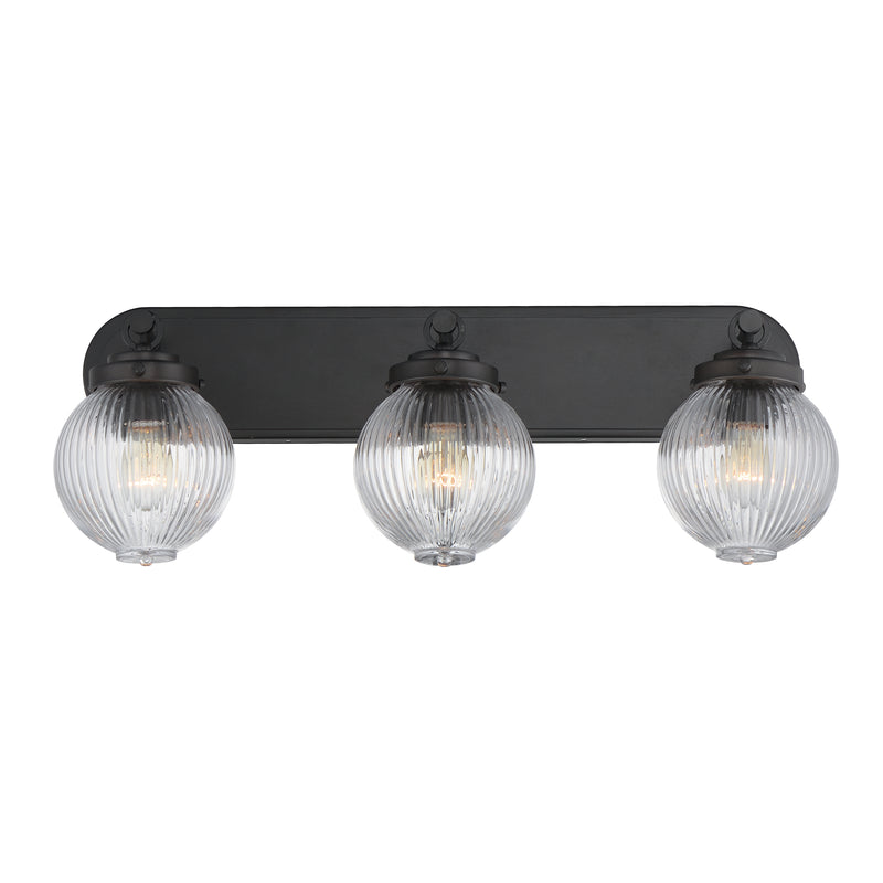 Maxim 15193CROI Three Light Bath Vanity, Oil Rubbed Bronze