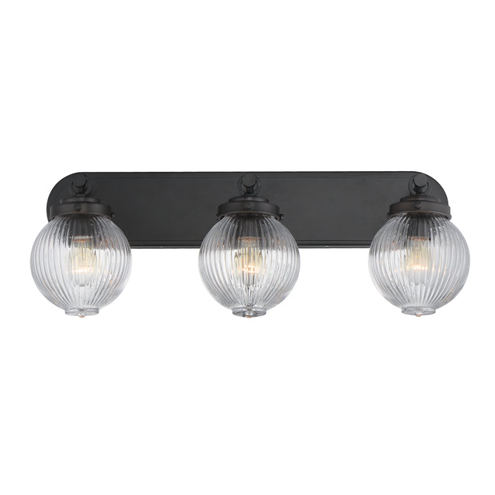 Maxim 15193CROI Three Light Bath Vanity, Oil Rubbed Bronze