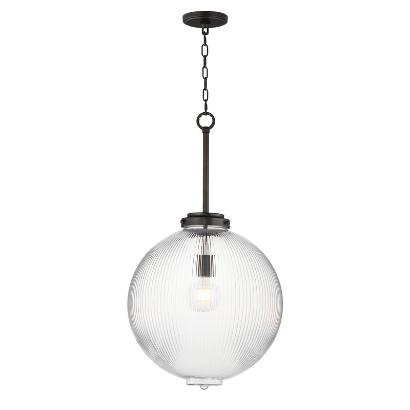 Maxim 15196CROI One Light Pendant, Oil Rubbed Bronze