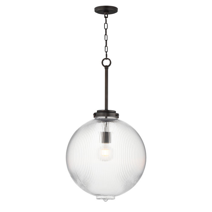 Maxim 15196CROI One Light Pendant, Oil Rubbed Bronze