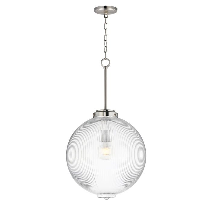 Maxim 15196CRSN One Light Pendant, Satin Nickel