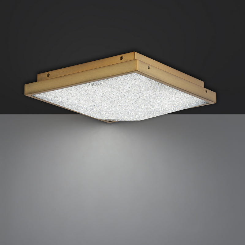 Schonbek Beyond BFM46512-AB LED Flush Mount, Aged Brass