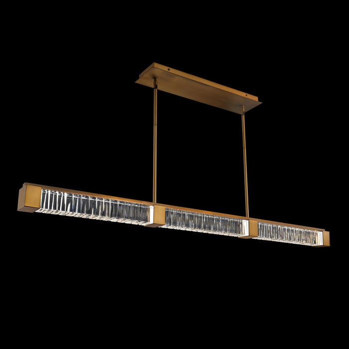 Schonbek Beyond BPD11255-AB LED Pendant, Aged Brass