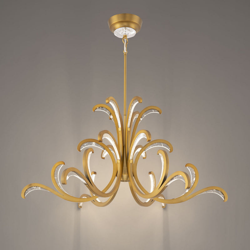 Schonbek Beyond BPD17539-AB LED Pendant, Aged Brass
