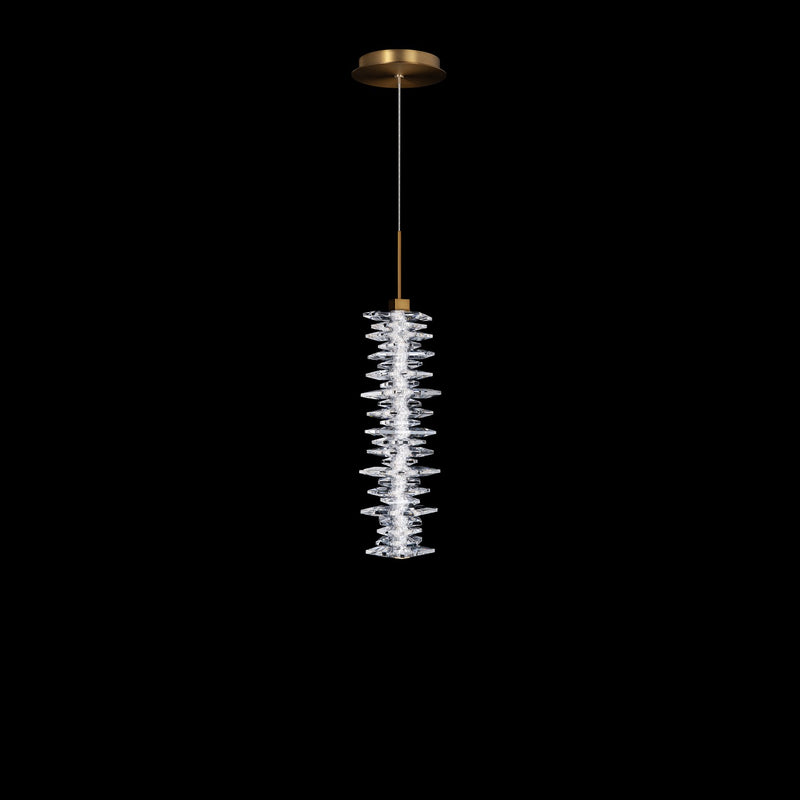 Schonbek Beyond BPD21516-AB LED Pendant, Aged Brass
