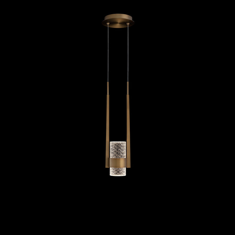 Schonbek Beyond BPD28518-AB LED Pendant, Aged Brass