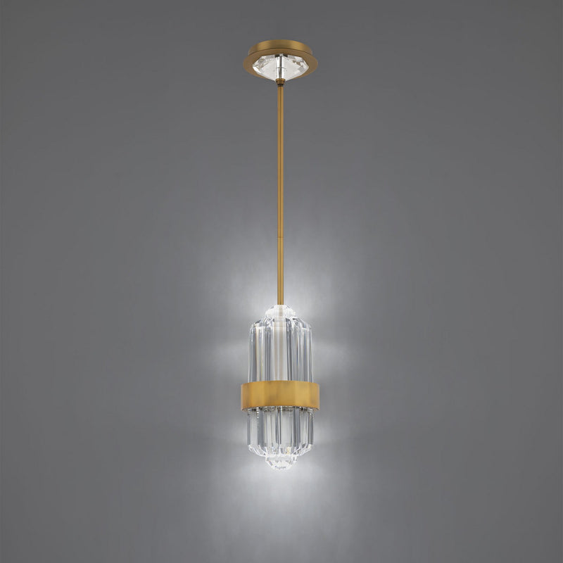 Schonbek Beyond BPD40513-AB LED Pendant, Aged Brass