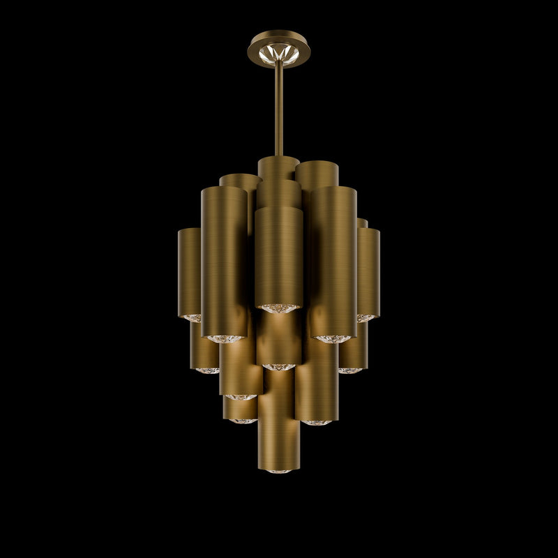 Schonbek Beyond BPD41526-AB LED Pendant, Aged Brass