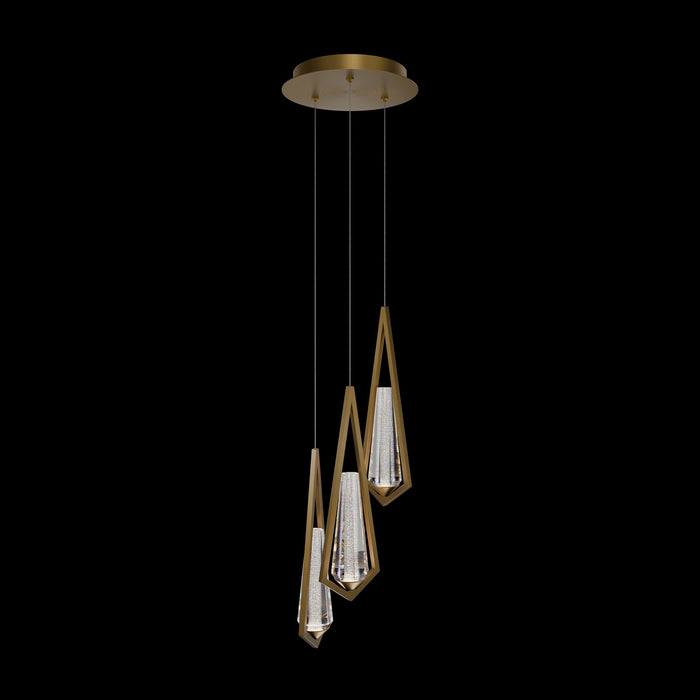 Schonbek Beyond BPD66203-AB LED Pendant, Aged Brass