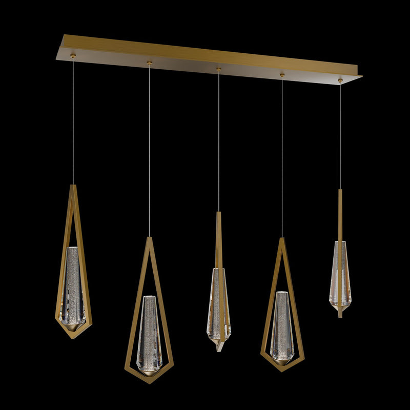 Schonbek Beyond BPD66205L-AB LED Pendant, Aged Brass