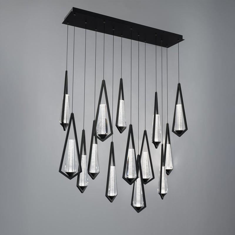 Schonbek Beyond BPD66214L-BK LED Pendant, Black