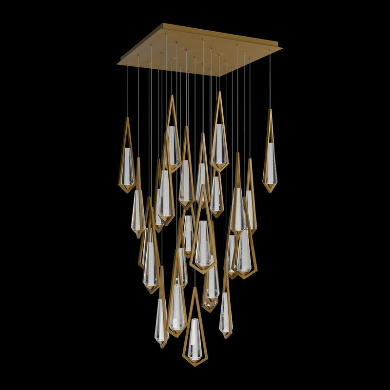Schonbek Beyond BPD66225S-AB LED Pendant, Aged Brass