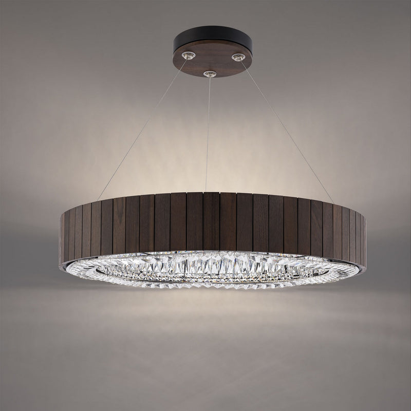 Schonbek Beyond BPD88533-SW LED Pendant, Smokey Walnut