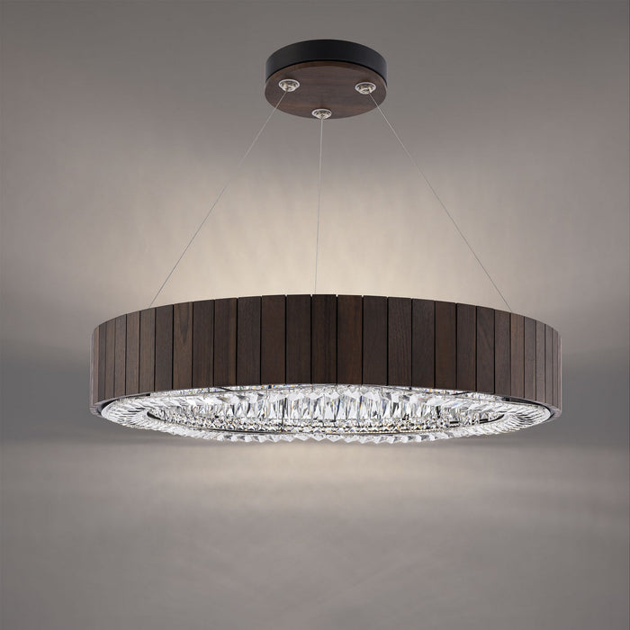 Schonbek Beyond BPD88533-SW LED Pendant, Smokey Walnut