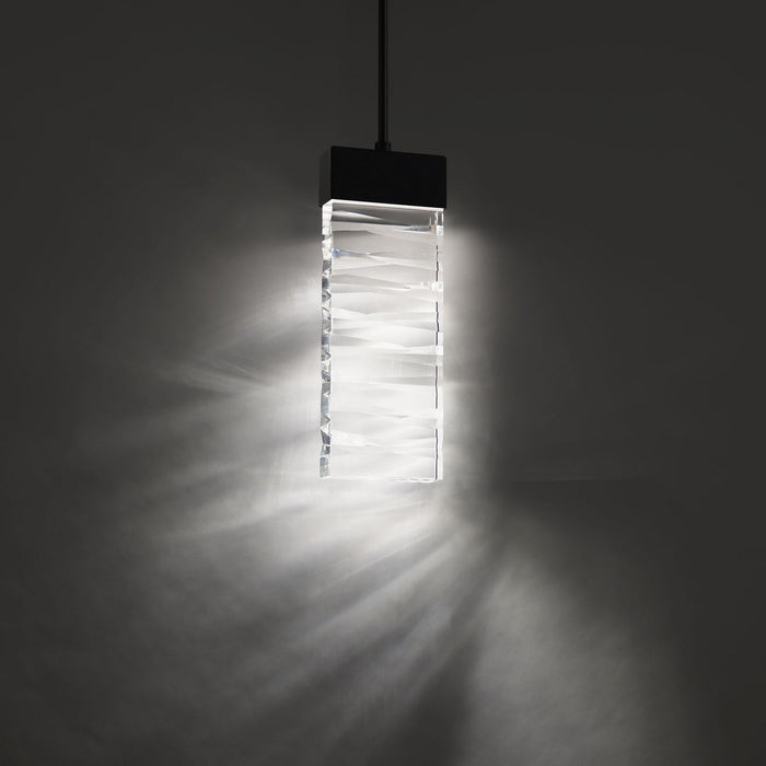 Schonbek Beyond BPDW21316-BK LED Outdoor Pendant, Black