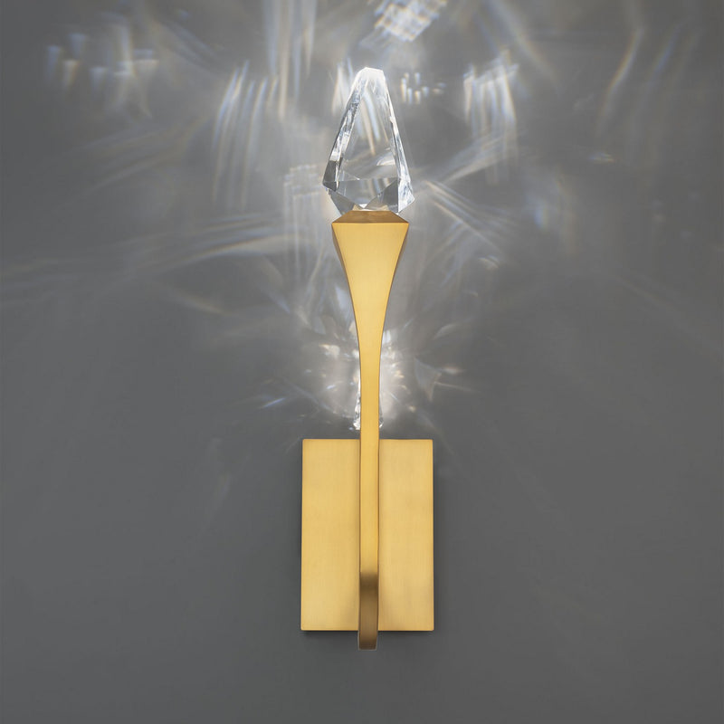 Schonbek Beyond BWS25523-AB LED Wall Sconce, Aged Brass