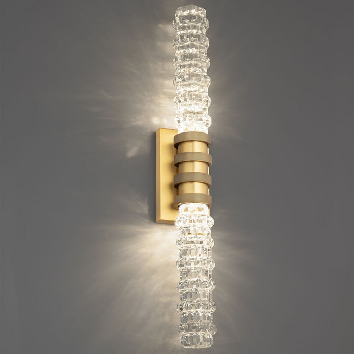 Schonbek Beyond BWS60528-AB LED Bath Vanity, Aged Brass