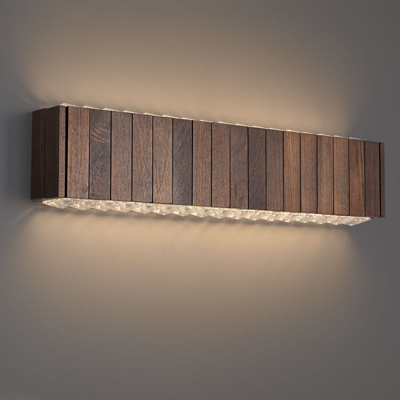 Schonbek Beyond BWS88524-SW LED Wall Sconce, Smokey Walnut