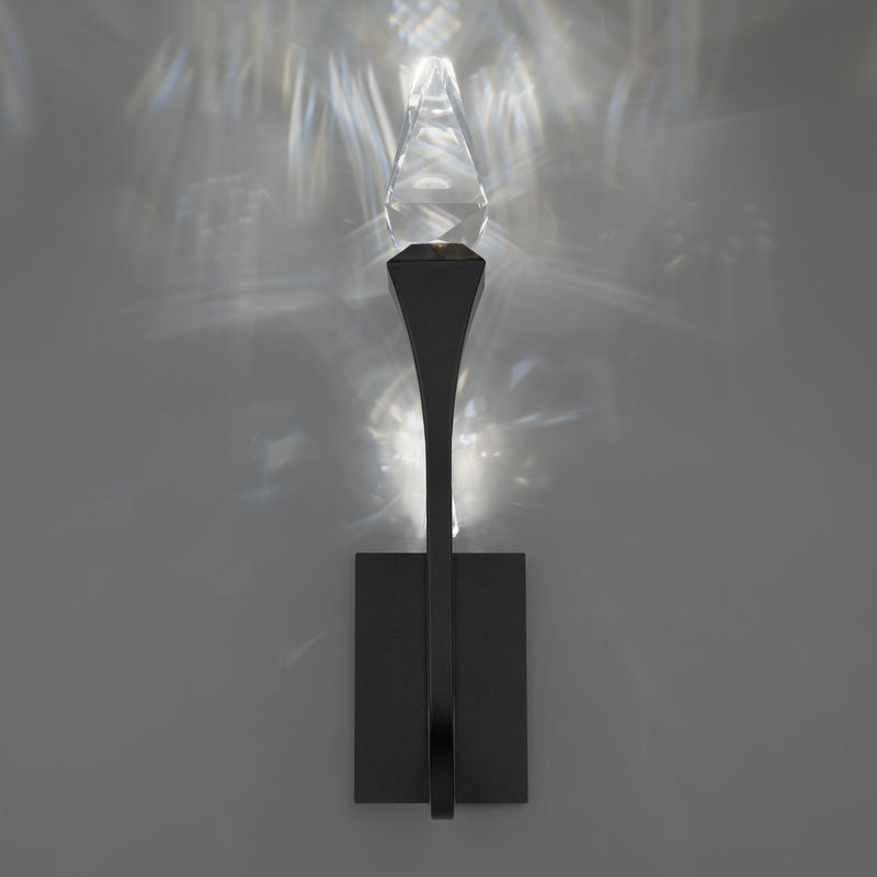 Schonbek Beyond BWSW25523-BK LED Outdoor Wall Sconce, Black