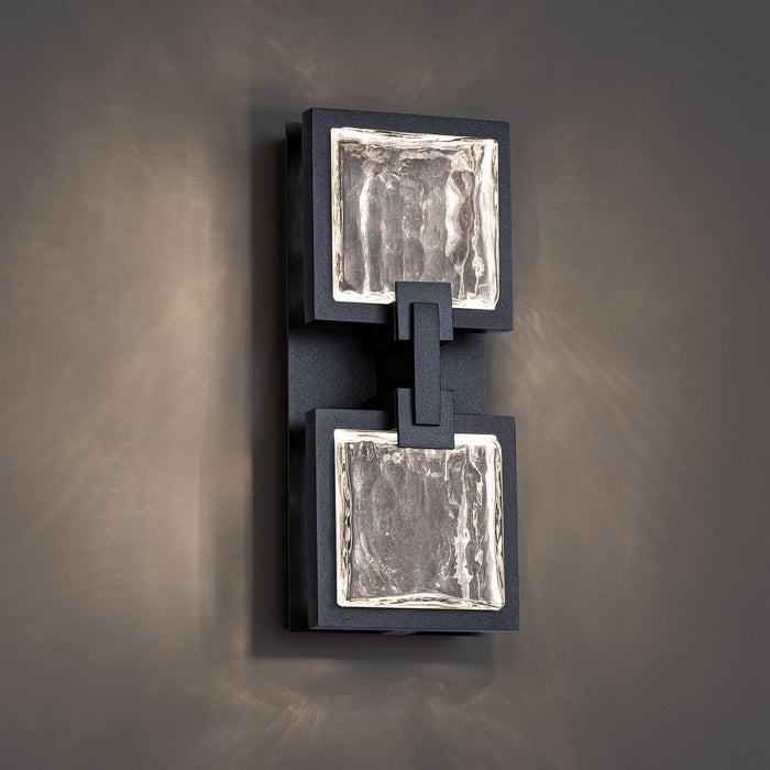 Schonbek Beyond BWSW50512-BK LED Outdoor Wall Sconce, Black
