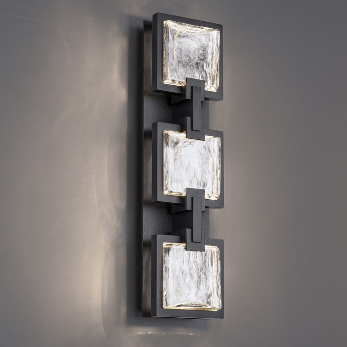 Schonbek Beyond BWSW50519-BK LED Outdoor Wall Sconce, Black