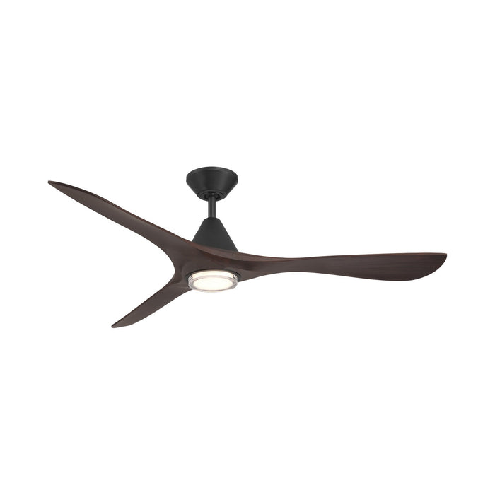 Modern Forms Fans FR-D2504-60L-MB/DW 60" Ceiling Fan, Matte Black/Dark Walnut