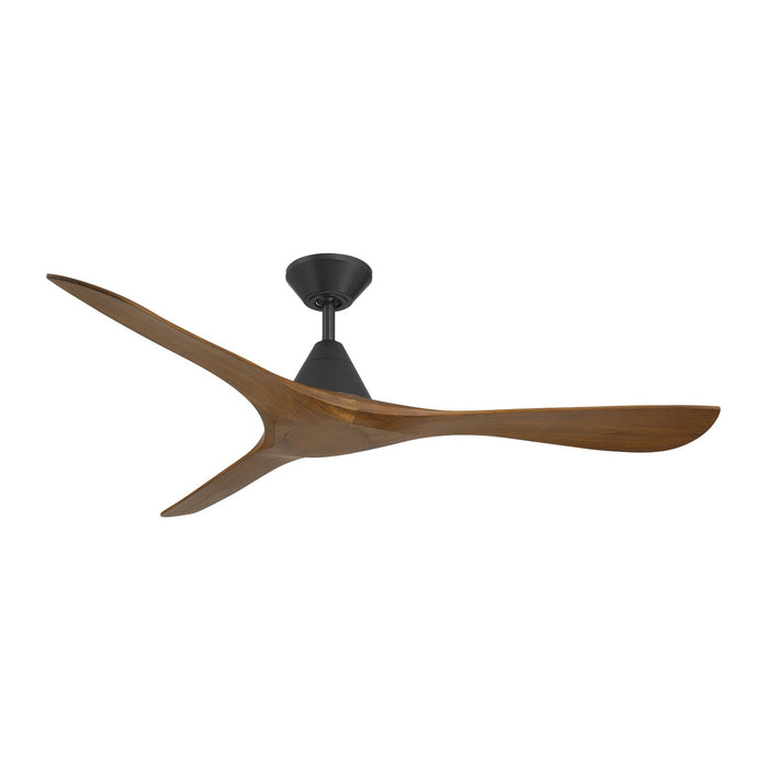 Modern Forms Fans FR-D2504-60-MB/DK 60" Ceiling Fan, Matte Black/Distressed Koa