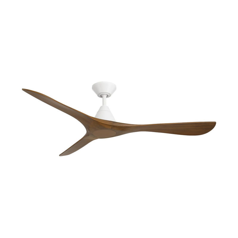 Modern Forms Fans FR-D2504-60-MW/DK 60" Ceiling Fan, Matte White/Distressed Koa