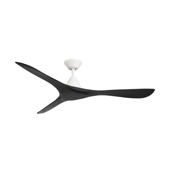 Modern Forms Fans FR-D2504-60-MW/MB 60" Ceiling Fan, Matte White/Matte Black