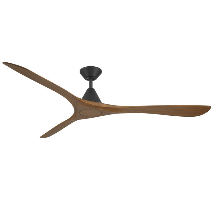 Modern Forms Fans FR-D2504-72-MB/DK 72" Ceiling Fan, Matte Black/Distressed Koa
