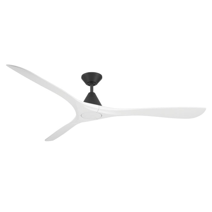 Modern Forms Fans FR-D2504-72-MB/MW 72" Ceiling Fan, Matte Black/Matte White