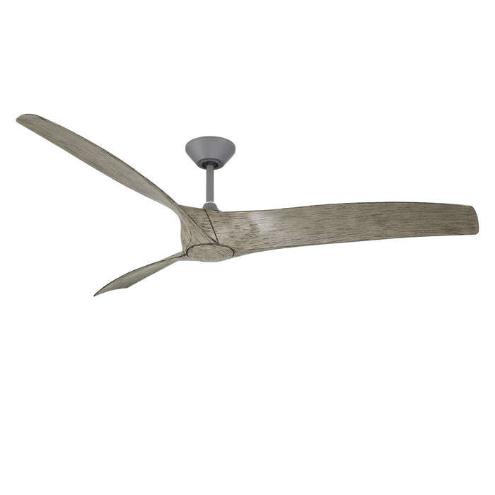 Modern Forms Fans FR-W2006-72L-GH/WW 72" Ceiling Fan, Graphite/Weathered Wood