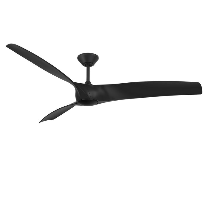 Modern Forms Fans FR-W2006-72L-MB 72" Ceiling Fan, Matte Black
